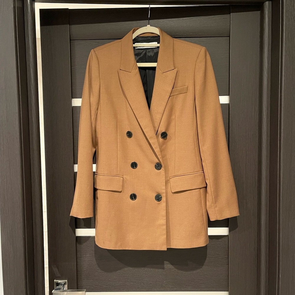 Zara chestnut blazer